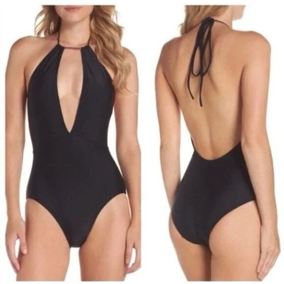 Ted Baker London Halter One Piece Swimsuit  NWT - Picture 2 of 5